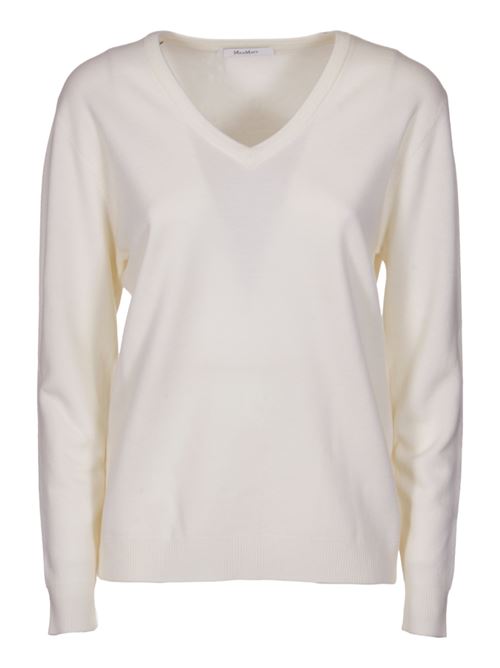 Maglia a V in lana sottile MAX MARA | 2421366122600001